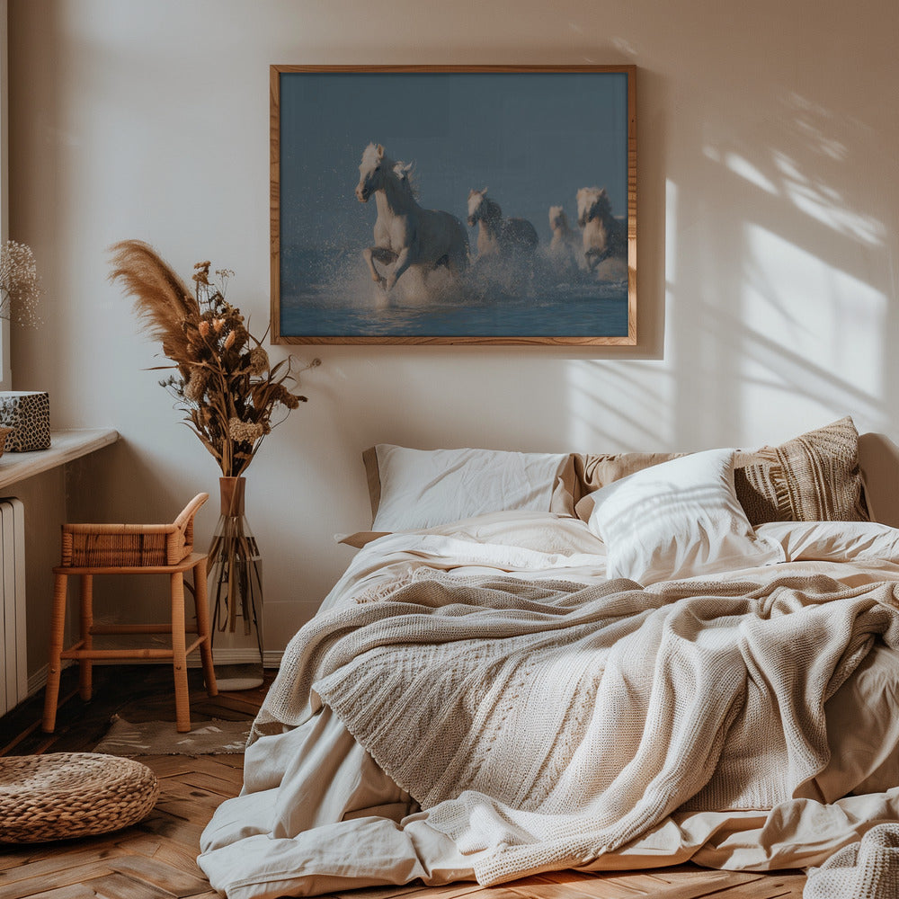 Angels of Camargue - Stretched Canvas, Poster or Fine Art Print I Heart Wall Art