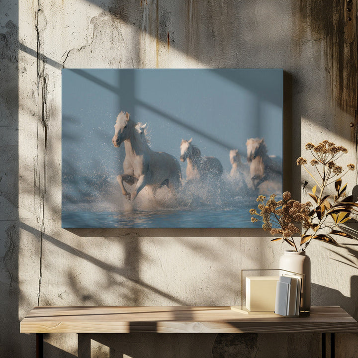 Angels of Camargue - Stretched Canvas, Poster or Fine Art Print I Heart Wall Art