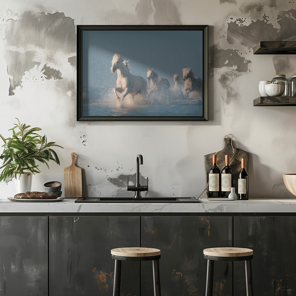 Angels of Camargue - Stretched Canvas, Poster or Fine Art Print I Heart Wall Art