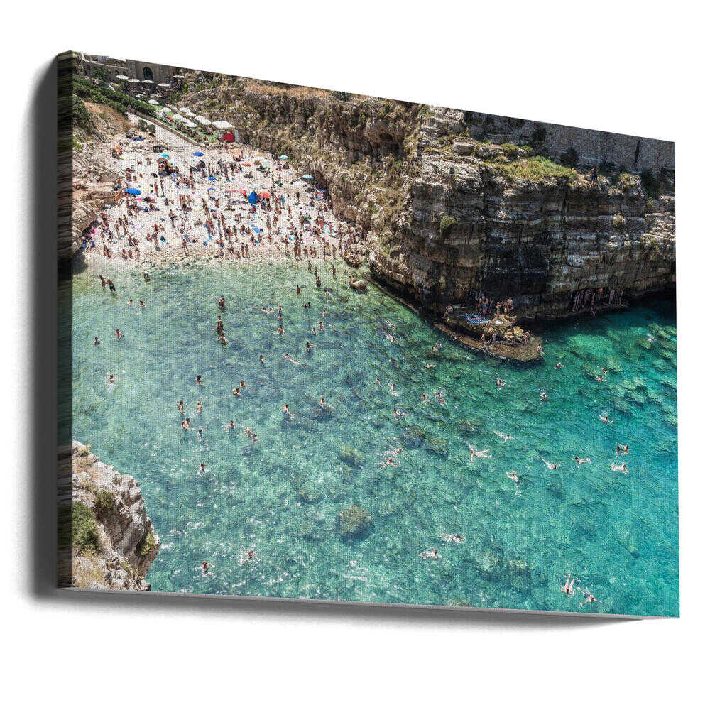Another day at the Beach in Italy - Stretched Canvas, Poster or Fine Art Print - I Heart Wall Art - Poster Print, Canvas Print or Framed Art Print