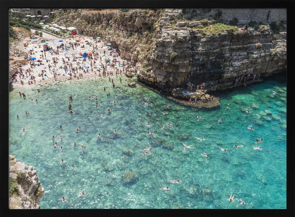 Another day at the Beach in Italy - Stretched Canvas, Poster or Fine Art Print - I Heart Wall Art - Poster Print, Canvas Print or Framed Art Print