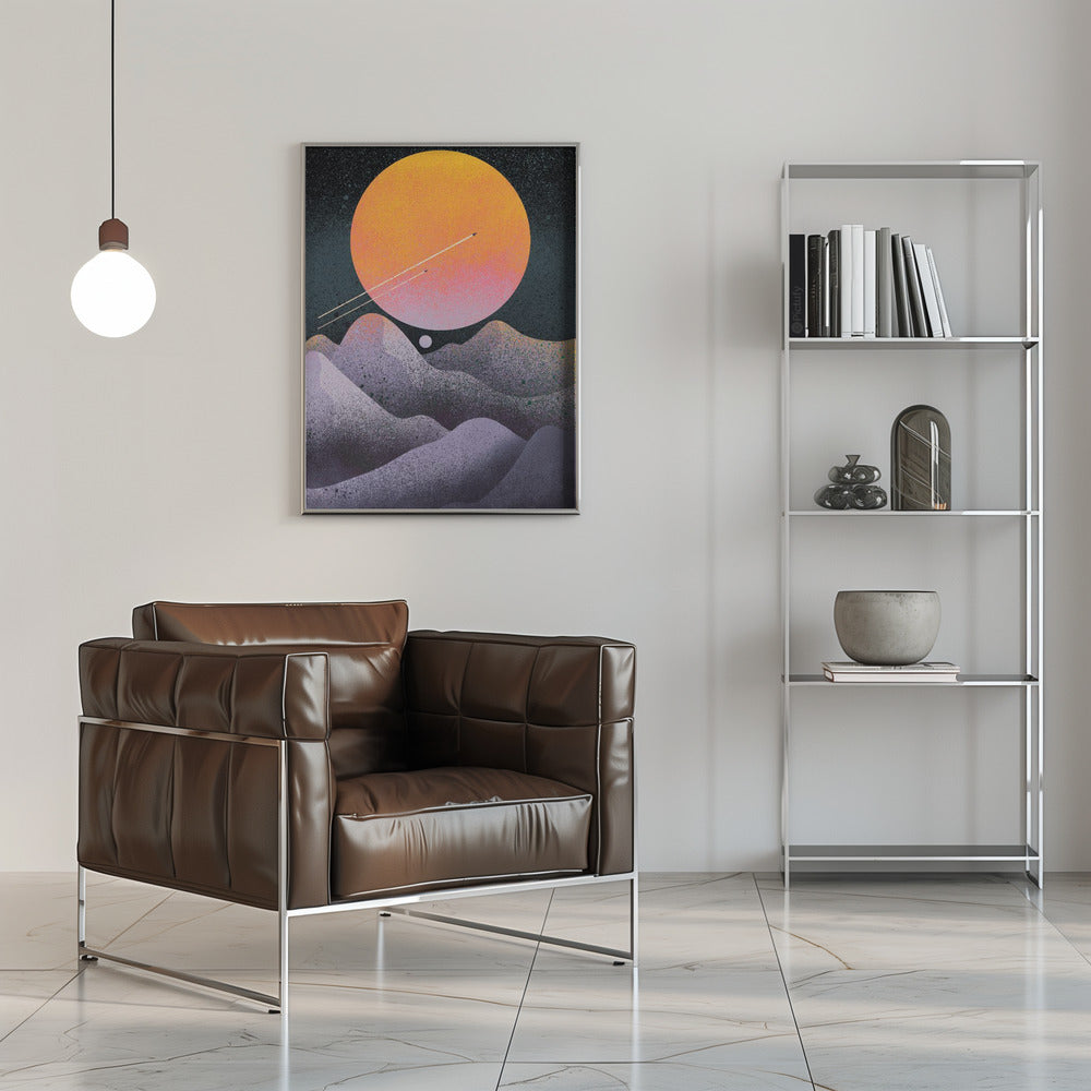 Another Sun Rises - Stretched Canvas, Poster or Fine Art Print I Heart Wall Art