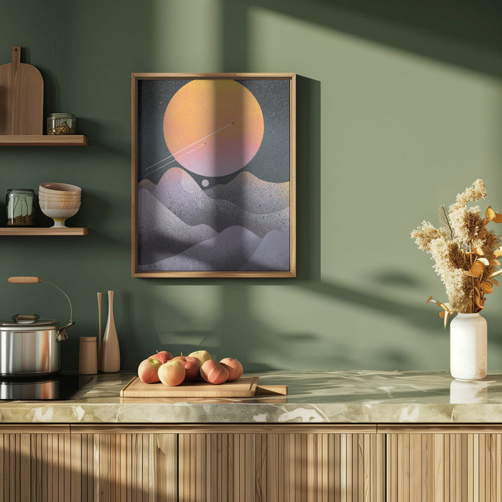 Another Sun Rises - Stretched Canvas, Poster or Fine Art Print I Heart Wall Art
