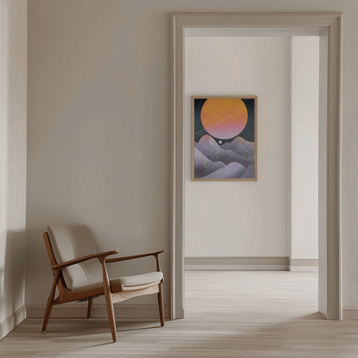 Another Sun Rises - Stretched Canvas, Poster or Fine Art Print I Heart Wall Art