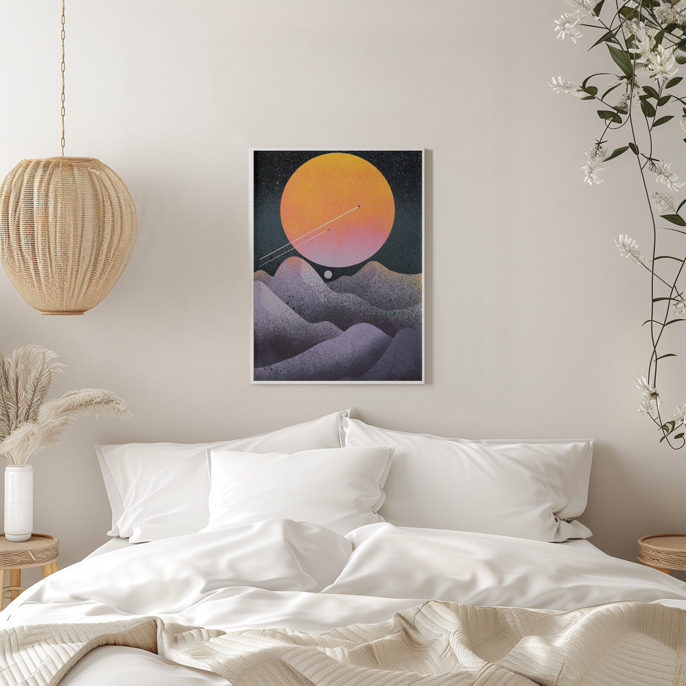 Another Sun Rises - Stretched Canvas, Poster or Fine Art Print I Heart Wall Art