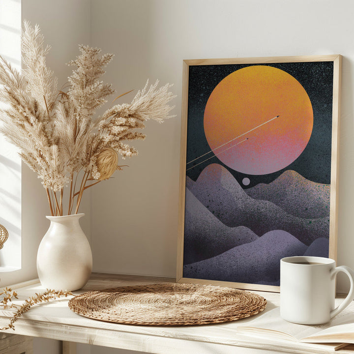 Another Sun Rises - Stretched Canvas, Poster or Fine Art Print I Heart Wall Art