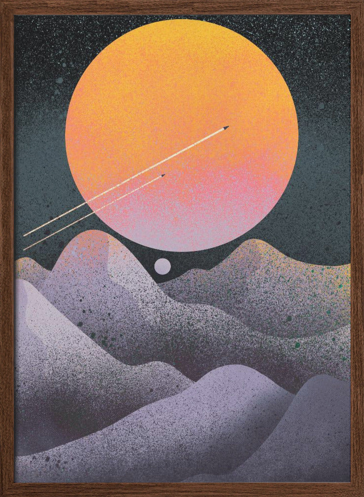 Another Sun Rises - Stretched Canvas, Poster or Fine Art Print I Heart Wall Art