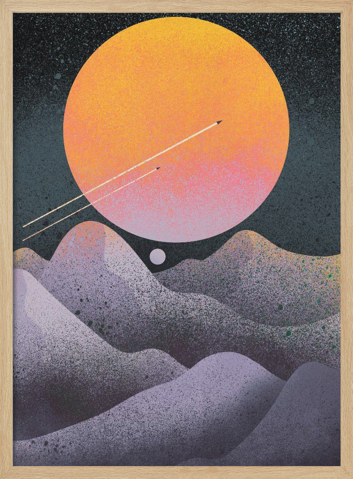 Another Sun Rises - Stretched Canvas, Poster or Fine Art Print I Heart Wall Art