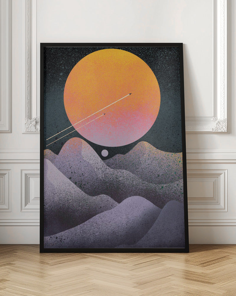 Another Sun Rises - Stretched Canvas, Poster or Fine Art Print I Heart Wall Art