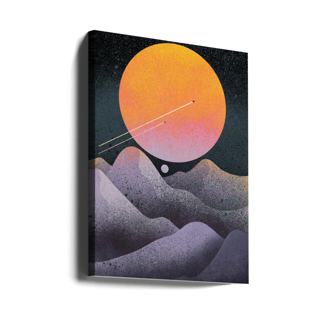 Another Sun Rises - Stretched Canvas, Poster or Fine Art Print I Heart Wall Art