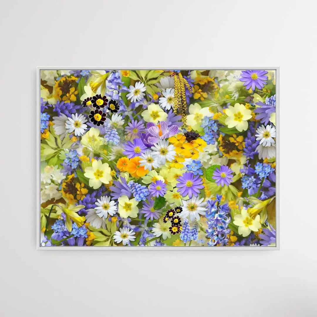 Anything Flowers - Colourful Flowers Art Print - I Heart Wall Art - Poster Print, Canvas Print or Framed Art Print