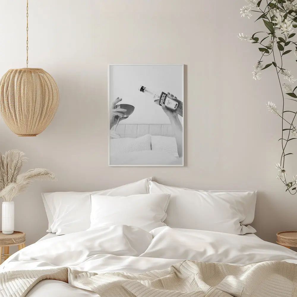 Aperol In Bed Close - Stretched Canvas, Poster or Fine Art Print I Heart Wall Art