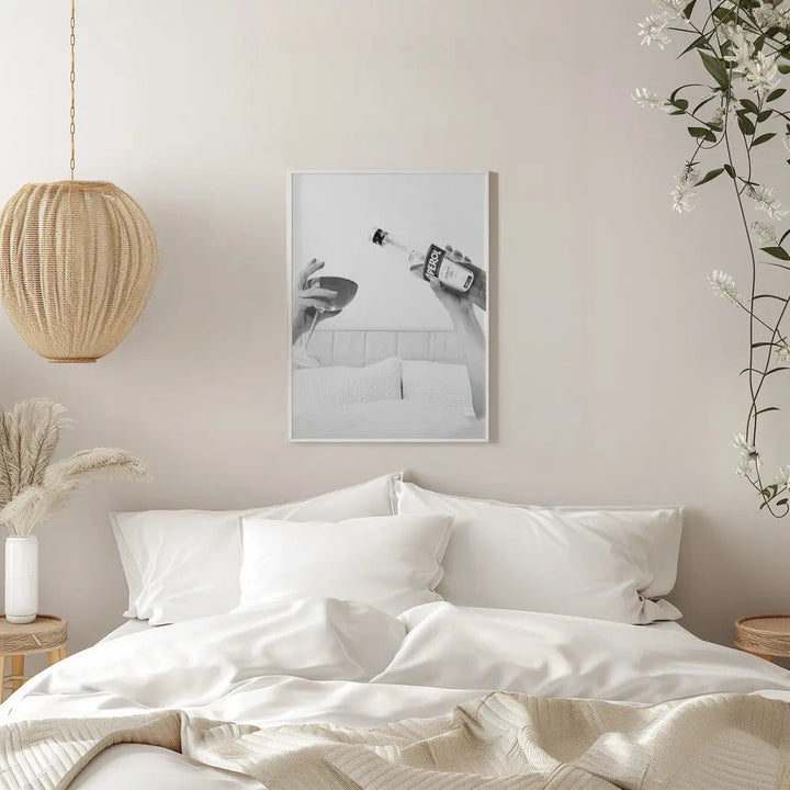 Aperol In Bed Close - Stretched Canvas, Poster or Fine Art Print I Heart Wall Art