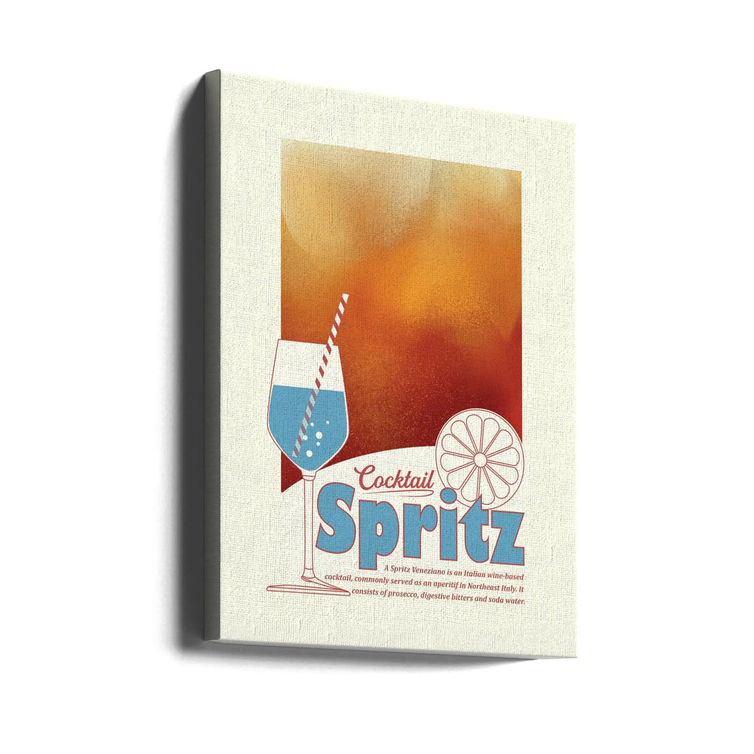 Aperol Spritz print - Stretched Canvas, Poster or Fine Art Print I Heart Wall Art