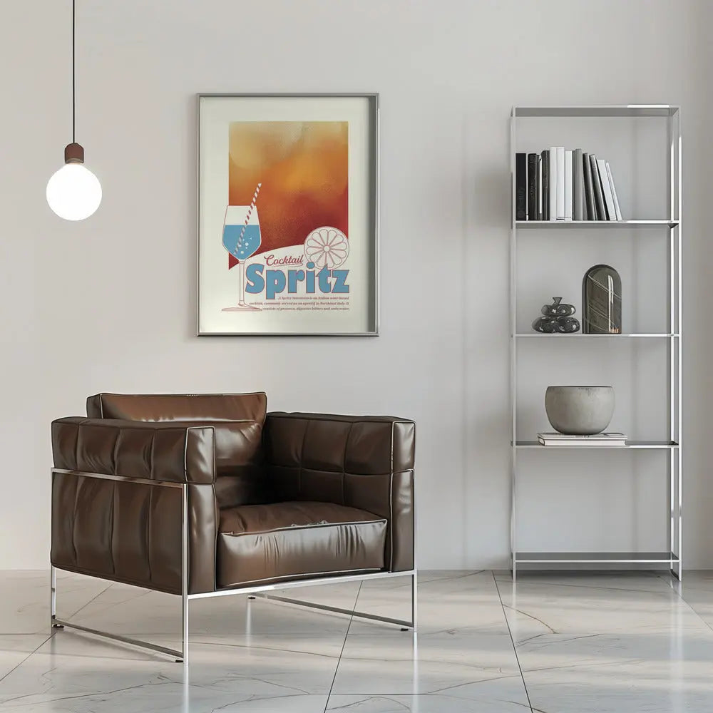 Aperol Spritz print - Stretched Canvas, Poster or Fine Art Print I Heart Wall Art