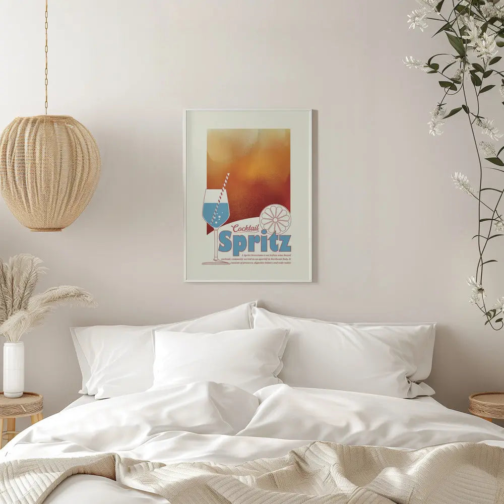Aperol Spritz print - Stretched Canvas, Poster or Fine Art Print I Heart Wall Art