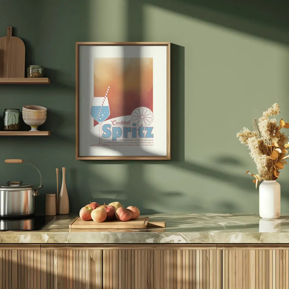Aperol Spritz print - Stretched Canvas, Poster or Fine Art Print I Heart Wall Art