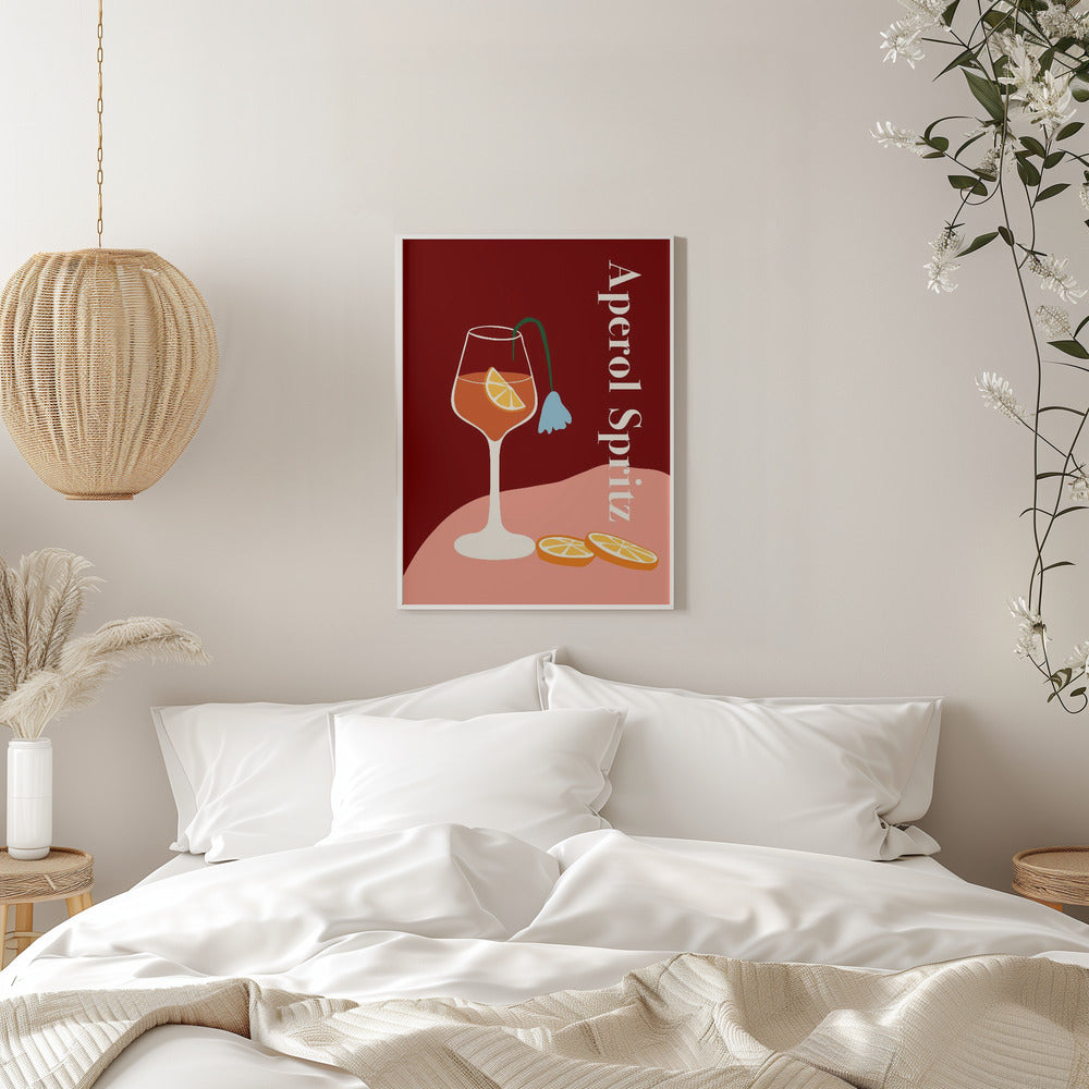 Aperol Spritz - Stretched Canvas, Poster or Fine Art Print I Heart Wall Art