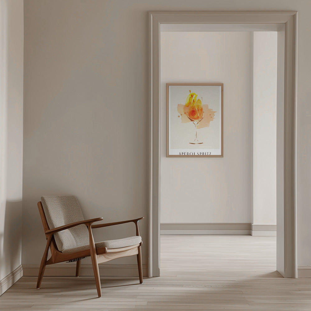 Aperol Spritz - Stretched Canvas, Poster or Fine Art Print I Heart Wall Art