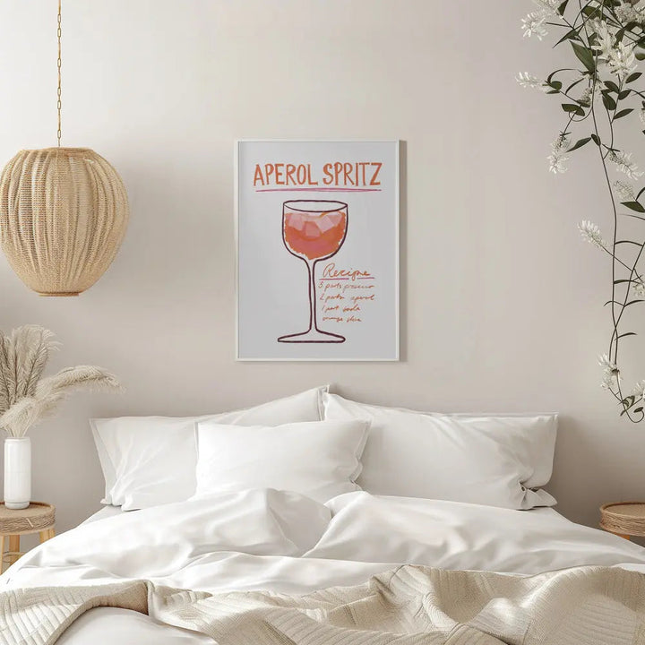 Aperol Spritz - Stretched Canvas, Poster or Fine Art Print I Heart Wall Art