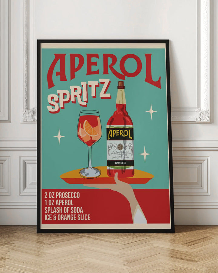 Aperol Spritz - Stretched Canvas, Poster or Fine Art Print I Heart Wall Art