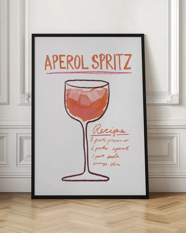 Aperol Spritz - Stretched Canvas, Poster or Fine Art Print I Heart Wall Art
