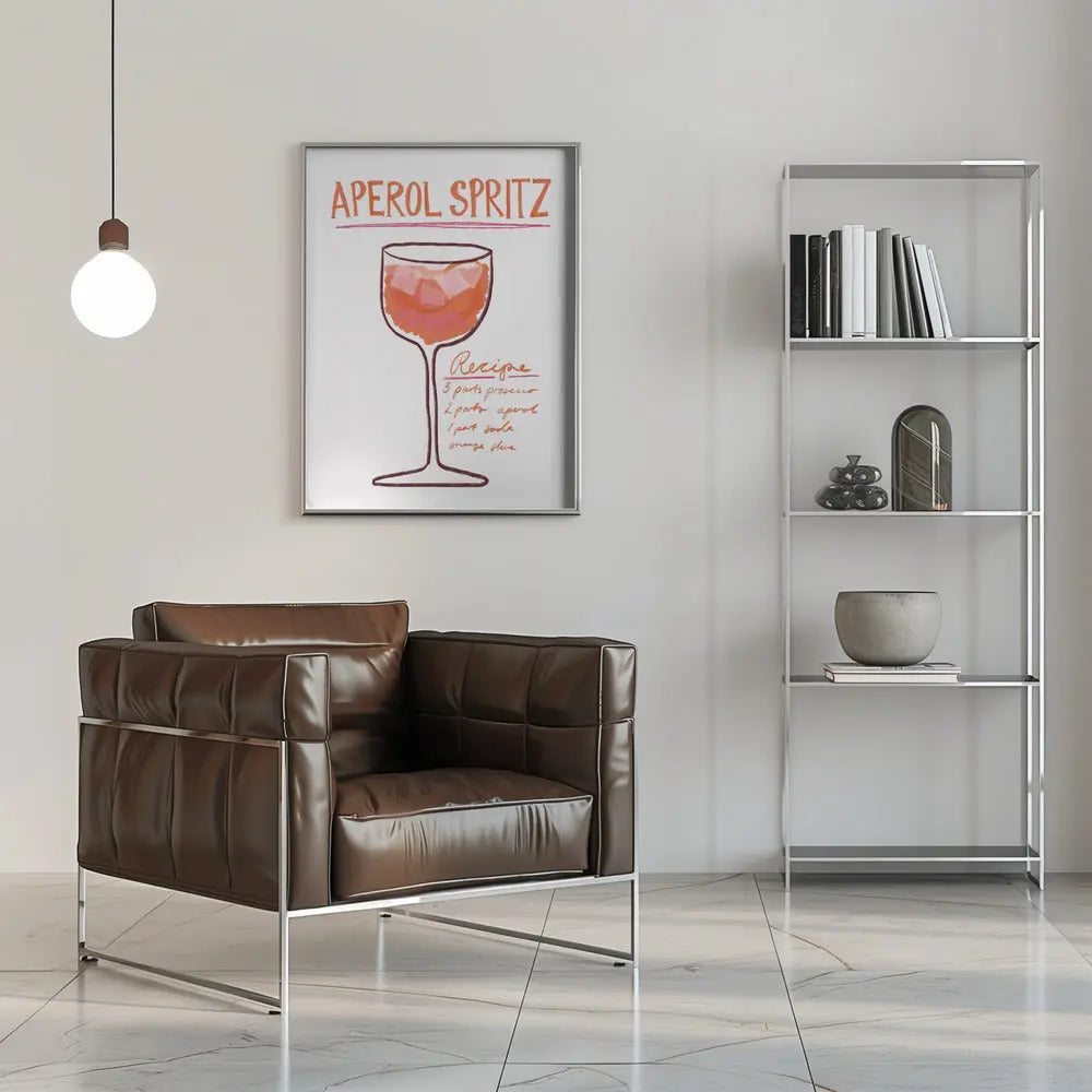 Aperol Spritz - Stretched Canvas, Poster or Fine Art Print I Heart Wall Art