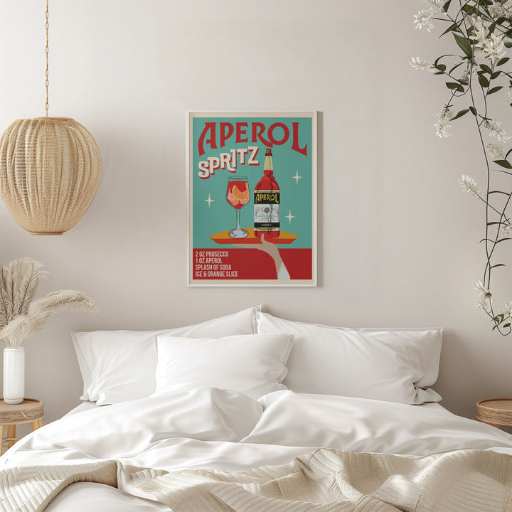 Aperol Spritz - Stretched Canvas, Poster or Fine Art Print I Heart Wall Art
