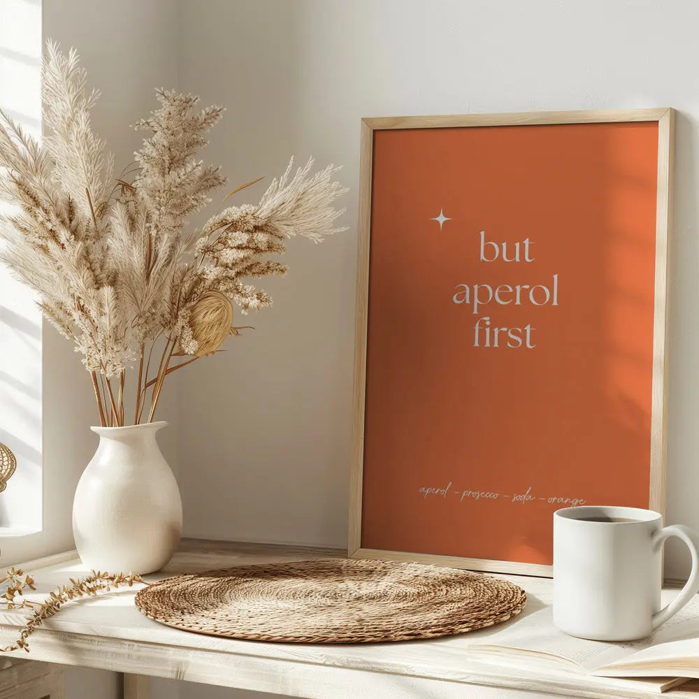 Aperol - Stretched Canvas, Poster or Fine Art Print I Heart Wall Art