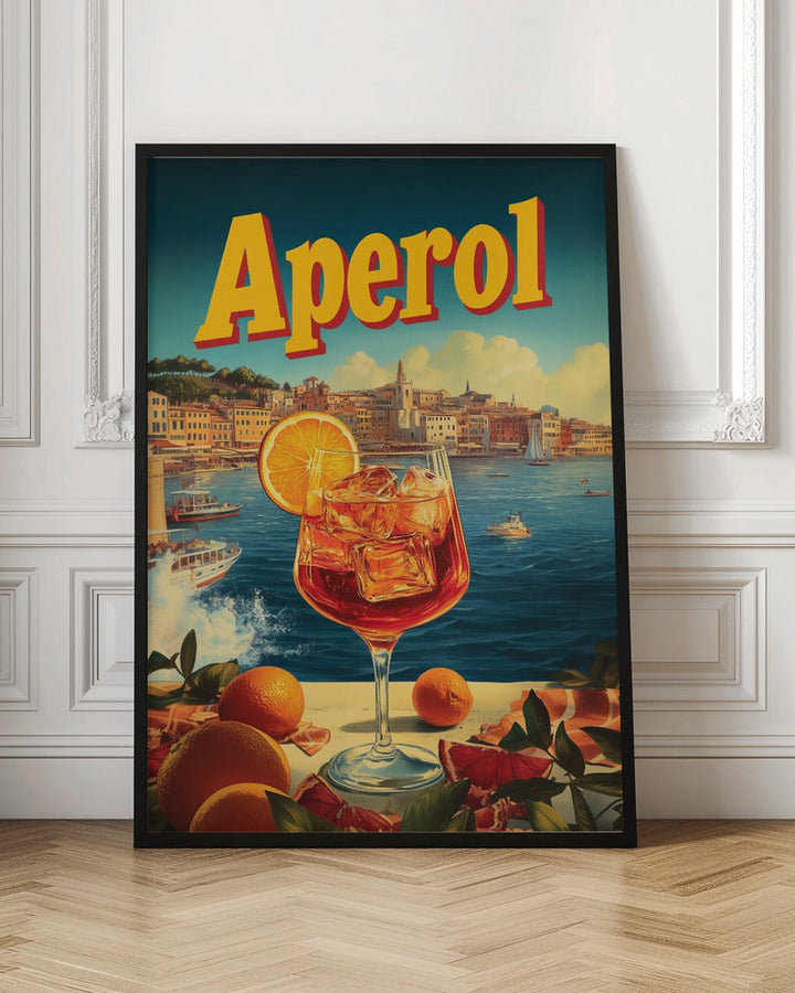 Aperol Vintage Commercial - Stretched Canvas, Poster or Fine Art Print I Heart Wall Art