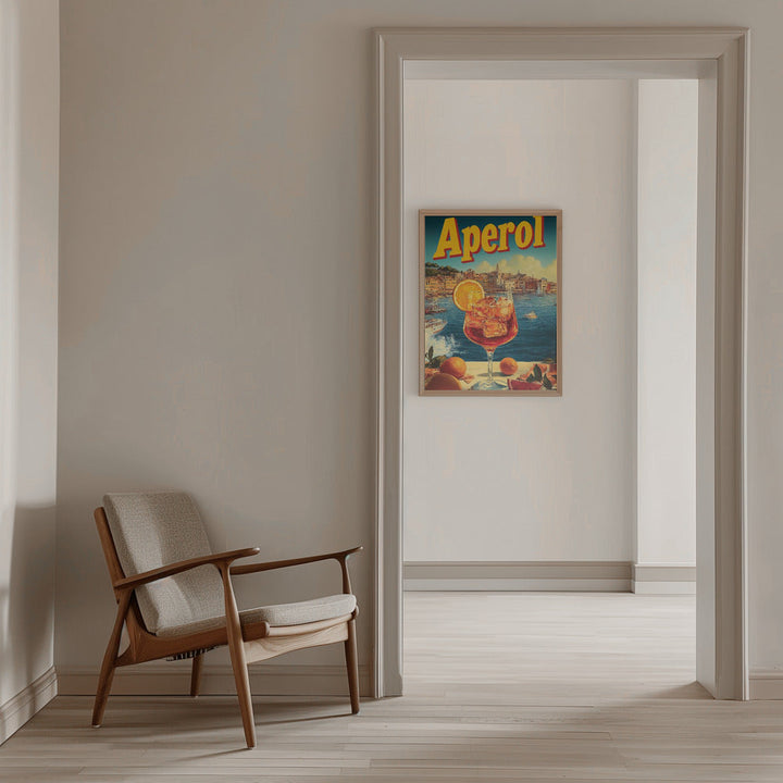 Aperol Vintage Commercial - Stretched Canvas, Poster or Fine Art Print I Heart Wall Art