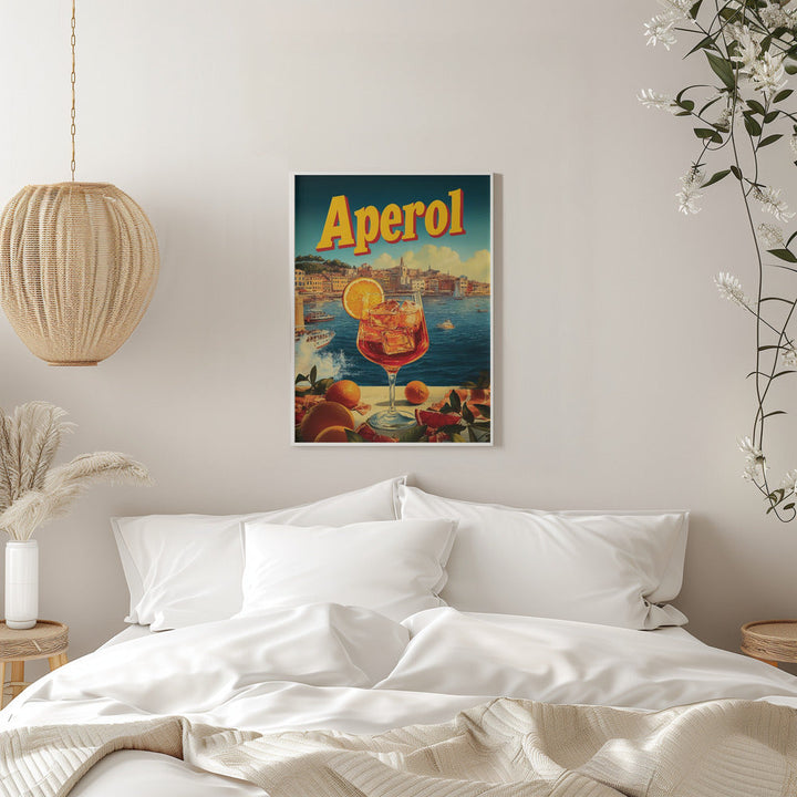 Aperol Vintage Commercial - Stretched Canvas, Poster or Fine Art Print I Heart Wall Art
