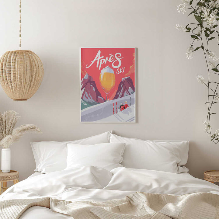 Apés Ski - Stretched Canvas, Poster or Fine Art Print - I Heart Wall Art - Poster Print, Canvas Print or Framed Art Print