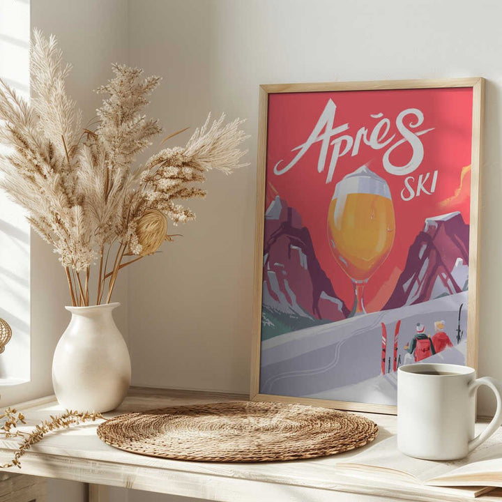 Apés Ski - Stretched Canvas, Poster or Fine Art Print - I Heart Wall Art - Poster Print, Canvas Print or Framed Art Print