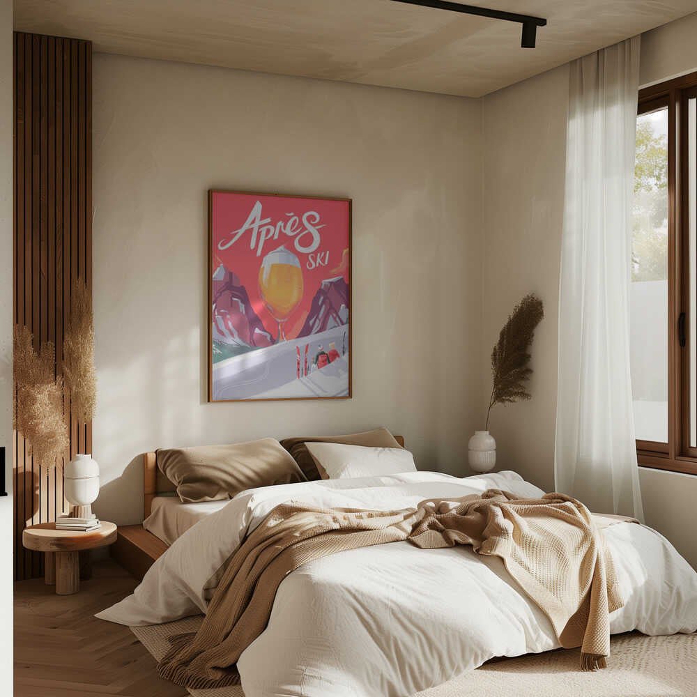 Apés Ski - Stretched Canvas, Poster or Fine Art Print - I Heart Wall Art - Poster Print, Canvas Print or Framed Art Print