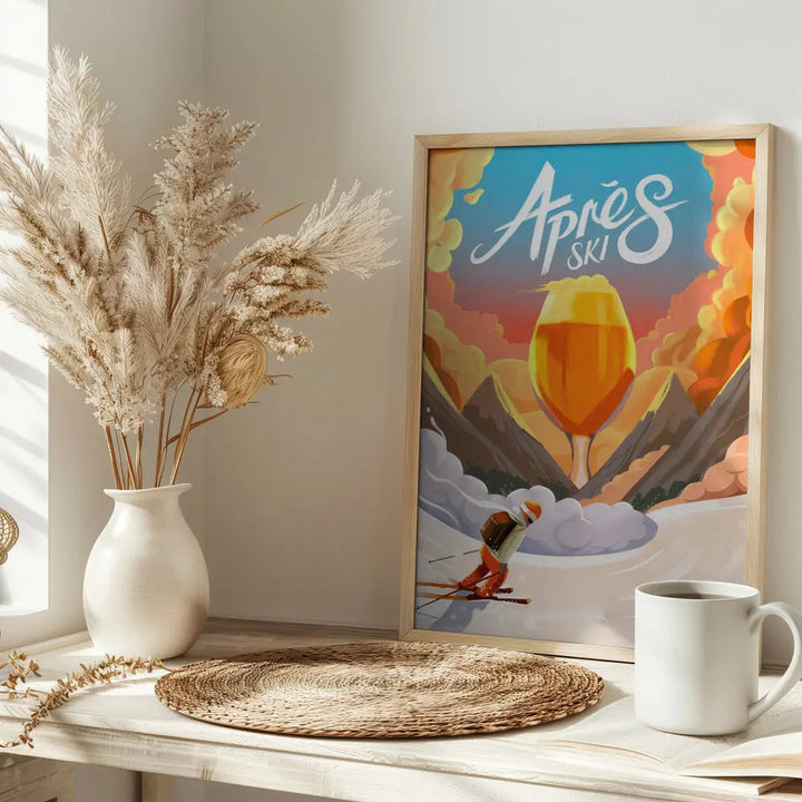 Apres Ski - Stretched Canvas, Poster or Fine Art Print I Heart Wall Art