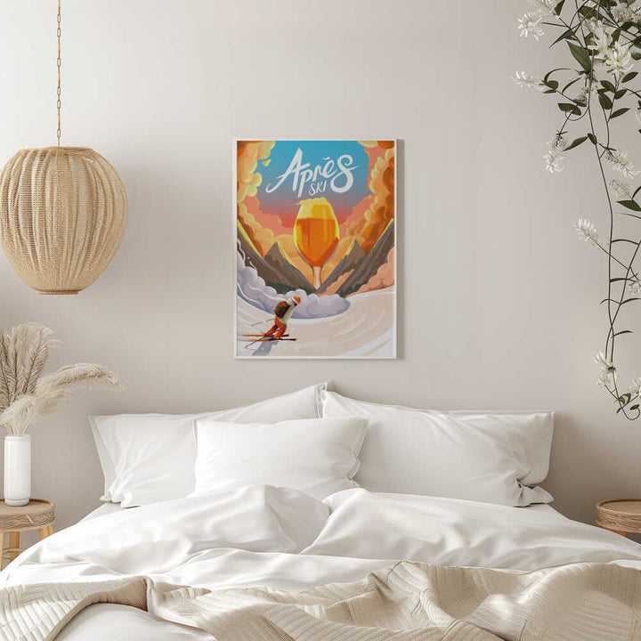 Apres Ski - Stretched Canvas, Poster or Fine Art Print - I Heart Wall Art - Poster Print, Canvas Print or Framed Art Print