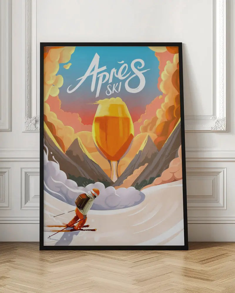 Apres Ski - Stretched Canvas, Poster or Fine Art Print I Heart Wall Art