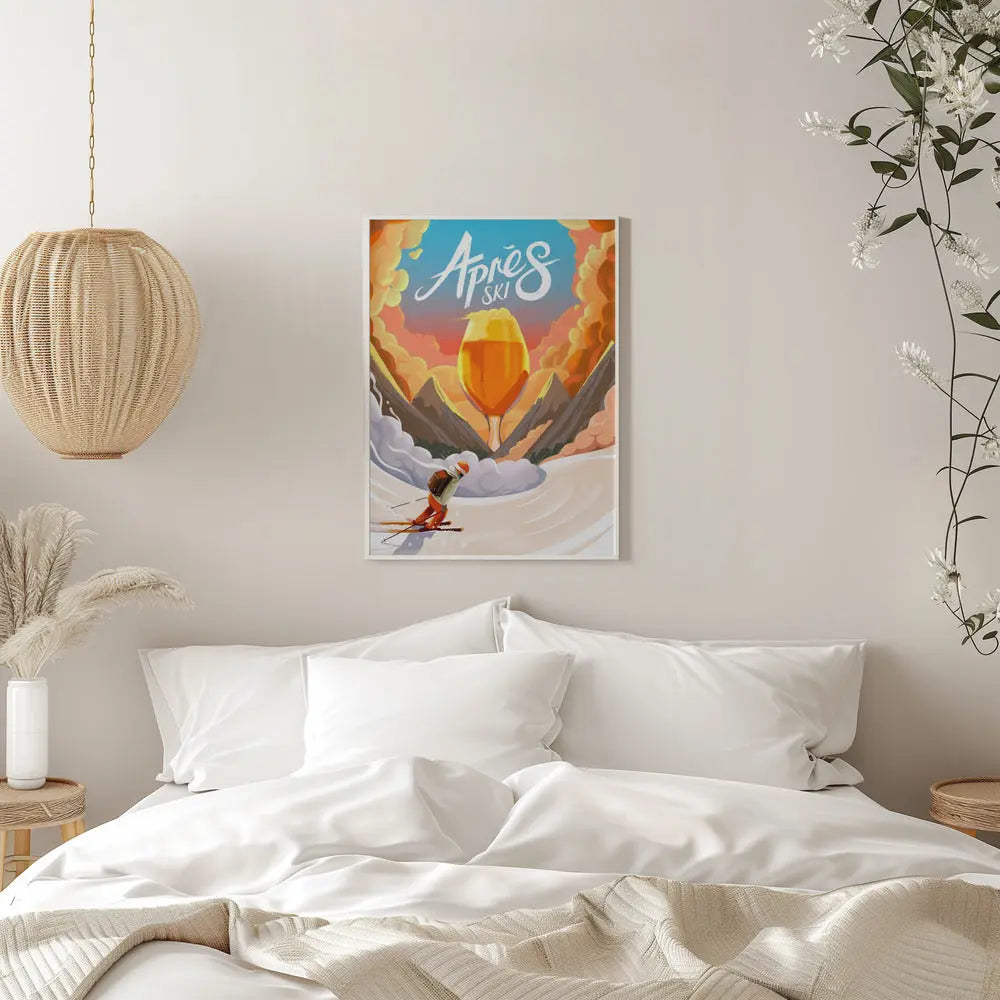 Apres Ski - Stretched Canvas, Poster or Fine Art Print I Heart Wall Art