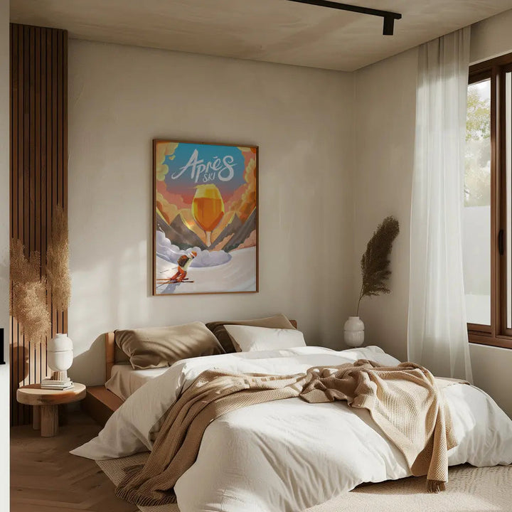 Apres Ski - Stretched Canvas, Poster or Fine Art Print I Heart Wall Art