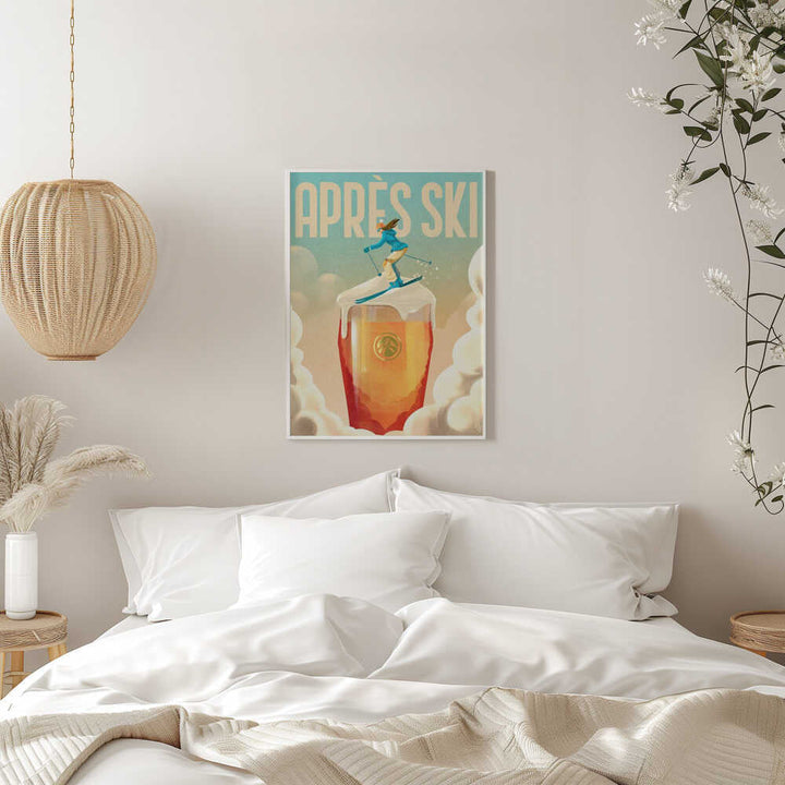 Apres Ski - Stretched Canvas, Poster or Fine Art Print - I Heart Wall Art - Poster Print, Canvas Print or Framed Art Print