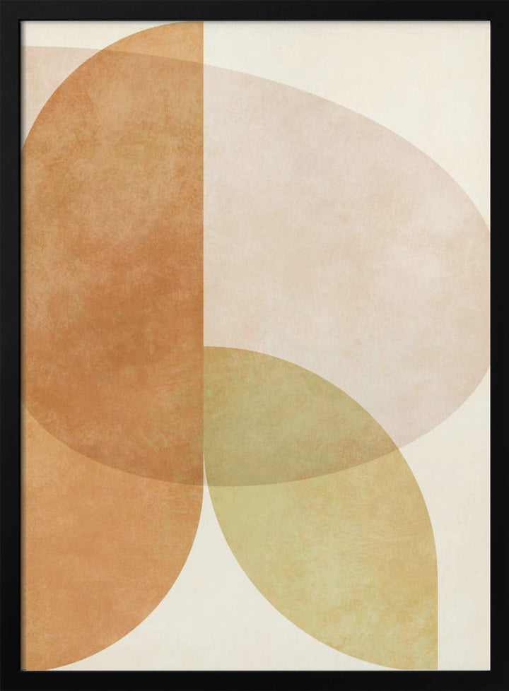 Aqua Shapes4 Kopie - Stretched Canvas, Poster or Fine Art Print I Heart Wall Art