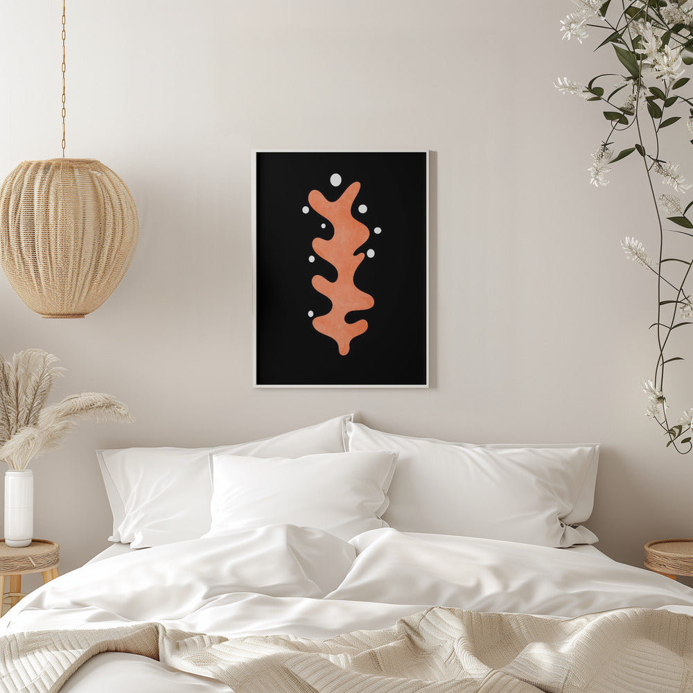 Aquarell Miro Shapes4 Kopie - Stretched Canvas, Poster or Fine Art Print I Heart Wall Art