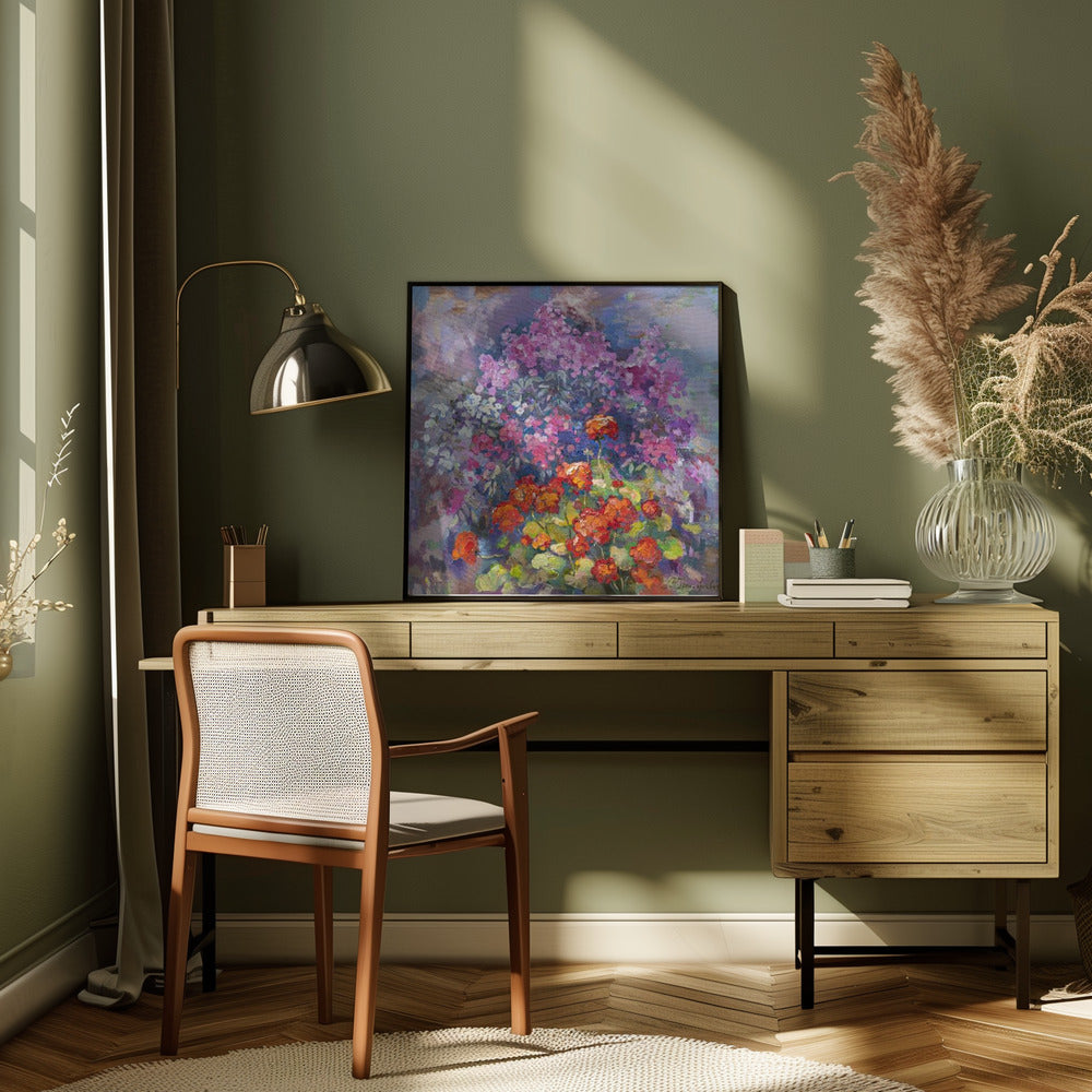 Aroma of August - Square Stretched Canvas, Poster or Fine Art Print I Heart Wall Art