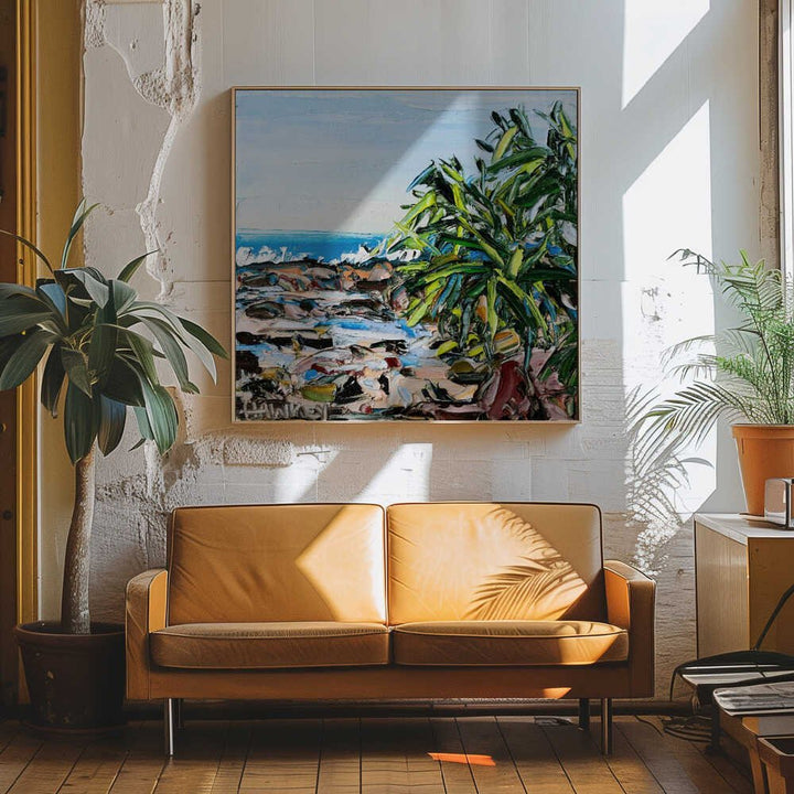 As I Remember It - Square Stretched Canvas, Poster or Fine Art Print by Angela Hawkey - I Heart Wall Art - Poster Print, Canvas Print or Framed Art Print