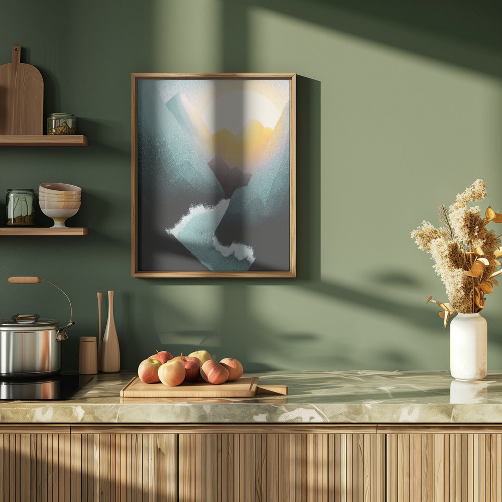As the river moves - Stretched Canvas, Poster or Fine Art Print I Heart Wall Art