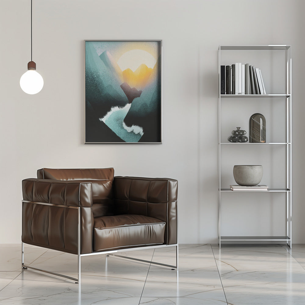 As the river moves - Stretched Canvas, Poster or Fine Art Print I Heart Wall Art