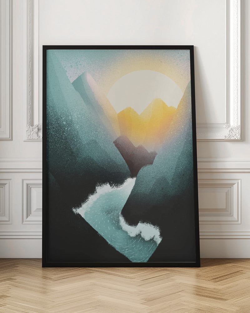 As the river moves - Stretched Canvas, Poster or Fine Art Print I Heart Wall Art