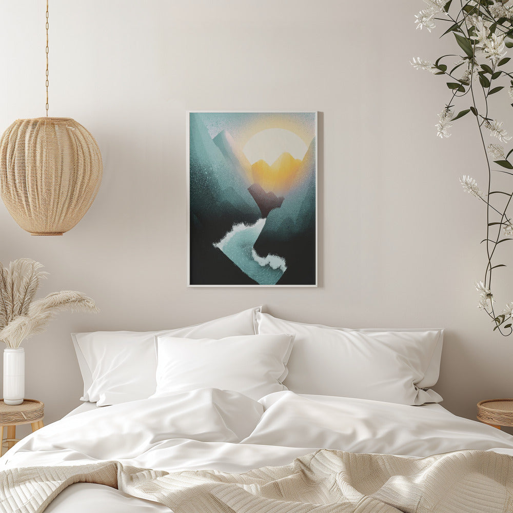 As the river moves - Stretched Canvas, Poster or Fine Art Print I Heart Wall Art