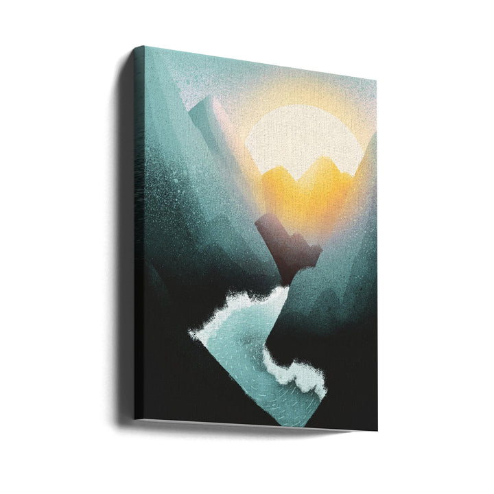 As the river moves - Stretched Canvas, Poster or Fine Art Print I Heart Wall Art